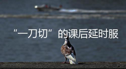 后延不同家长的时服方案来