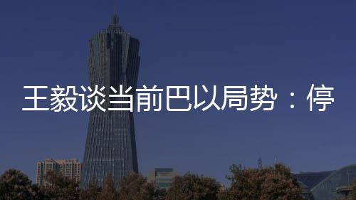 谈当停火武力带不来和平安宁