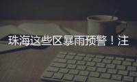 珠海这些区暴雨预警！注意防御
！