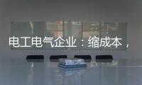 电工电气企业：缩成本，重个性	
，强产品，新方向