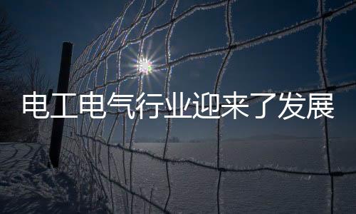 电工电气亦是行业如此