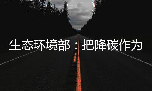 参与和引领全球气候治理