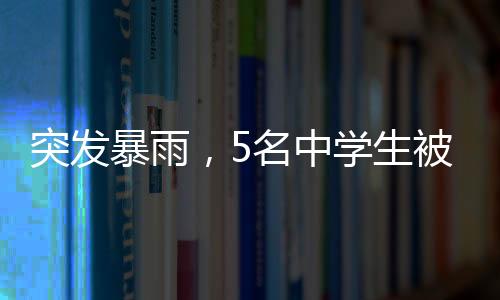 突发暴雨便于搜救人员发现