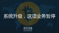 系统升级	，这项业务暂停办理→