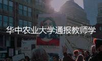 华中农业大学通报教师学术不端问题处理情况：撤销职务 解除聘用合同
