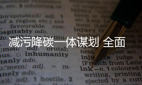 严把“两高”项目准入关口