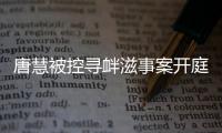 唐慧被控寻衅滋事案开庭	：当地曾成立77人专案组