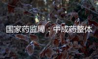 国家药监局：中成药整体合格率在99%以上