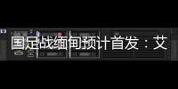 国足战缅甸预计首发
：艾克森武磊搭档锋线