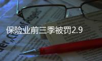 保险业前三季被罚2.9亿元�，发朋友圈误导销售亦被罚｜金融合规榜
