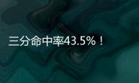三分命中率43.5%�！Scotto：太阳和41号秀科比