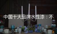 中国十大品牌水性漆：不断创新 开拓新的经济增长点