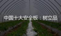 中国十大安全板：树立品牌形象 健康发展