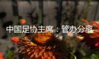 中国足协主席：管办分离，中足联已经获批准成立