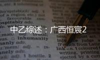 中乙综述	：广西恒宸2
