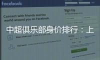 中超俱乐部身价排行
：上海反超恒大位居榜首