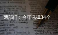 两部门
：今年选择34个左右的城市试点中小企业数字化转型