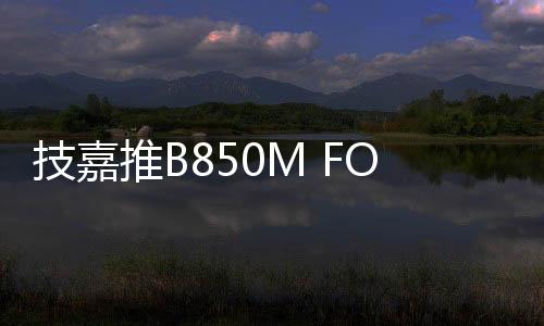 B850M FORCE搭载了AMD B850芯片组