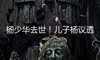 杨少华去世	！儿子杨议透露去世细节：他在午休时离开，安详无痛苦