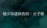 杨少华遗体告别！长子杨威悲痛，摔盆打幡大喊	：爸爸一路走好！