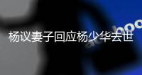 杨议妻子回应杨少华去世争议
	：老杨不是那种坏人，人走劫难没办