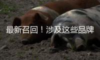 最新召回�！涉及这些品牌车辆