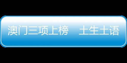 是项上澳门的地道美食