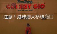 注意！港珠澳大桥珠海口岸网约车上客区将调整→