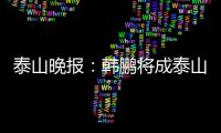 泰山晚报	：韩鹏将成泰山临时教练组核心，兼顾一线队B队训练