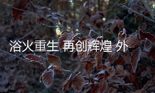 湖北正在以全新的浴火面貌
