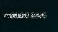 沪指放量跌7.34%失守3100点�
，全市场超5200只个股下跌
