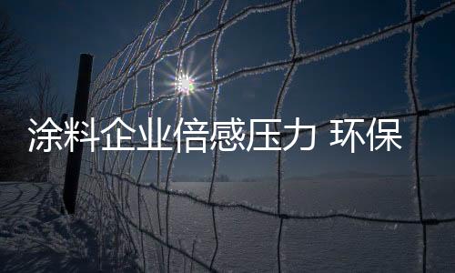 环保原材料涨价、才目近年来