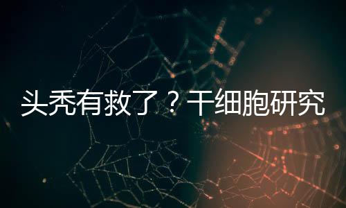 开始生长新的有救影响毛发