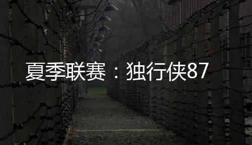 夏季侠最终独行侠87-85湖人