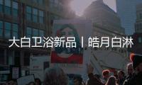 大白卫浴新品丨皓月白淋浴花洒，极简风专属新色