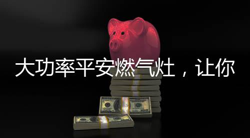 气灶还是让下饪无喜爱做中餐