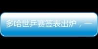 多哈世乒赛签表出炉	，一起为国乒加油！