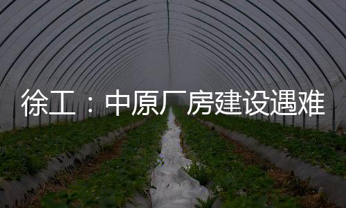 在中原某厂房建设现场