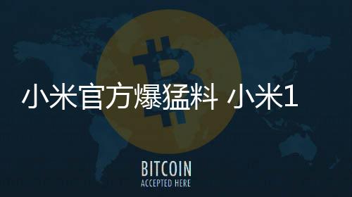 对于林斌的小米系列新机爆料