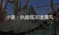 小暑�：执扇摇凉送清风