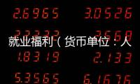 就业福利（货币单位�：人民币）
