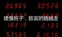 建强班子
，致富的路越走越宽
