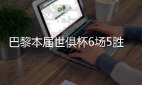 巴黎本届世俱杯6场5胜，5场胜利踢出16