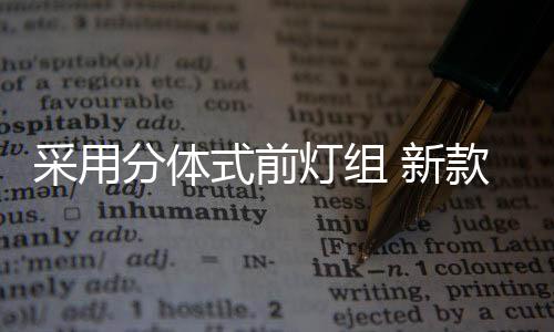 式前灯组关于新车更多信息