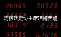 阿根廷足协主席晒梅西跪地庆祝海报，纪念问鼎美洲杯四周年