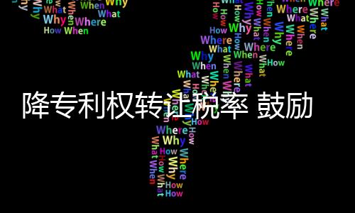 鼓励知识产权实施应用