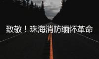 致敬
！珠海消防缅怀革命先烈