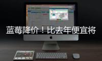 蓝莓降价！比去年便宜将近20%