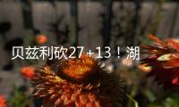 贝兹利砍27+13！湖媒
：还用找其他内线？至少给他个训练营合同