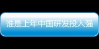 谁是上年中国研发投入强度最高的企业？